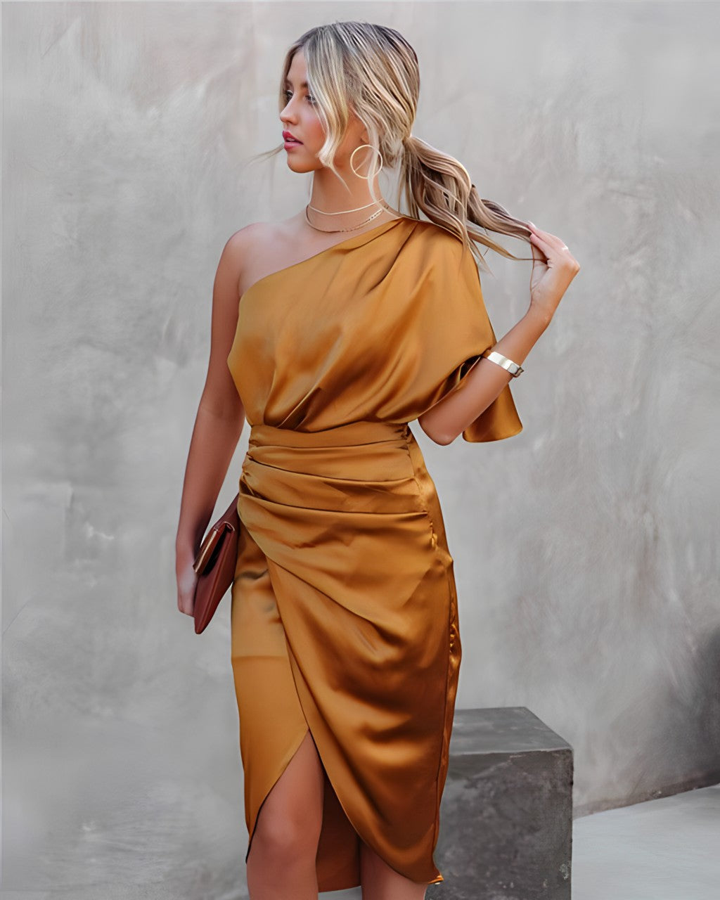 Candyce - Edles Kleid im asymmetrischen Design