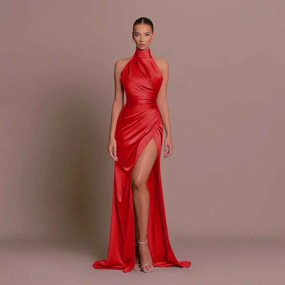 Avigail - Stilvolles Abendkleid mit hohem Schlitz