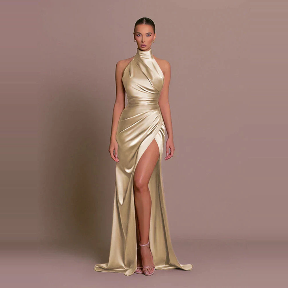 Avigail - Stilvolles Abendkleid mit hohem Schlitz