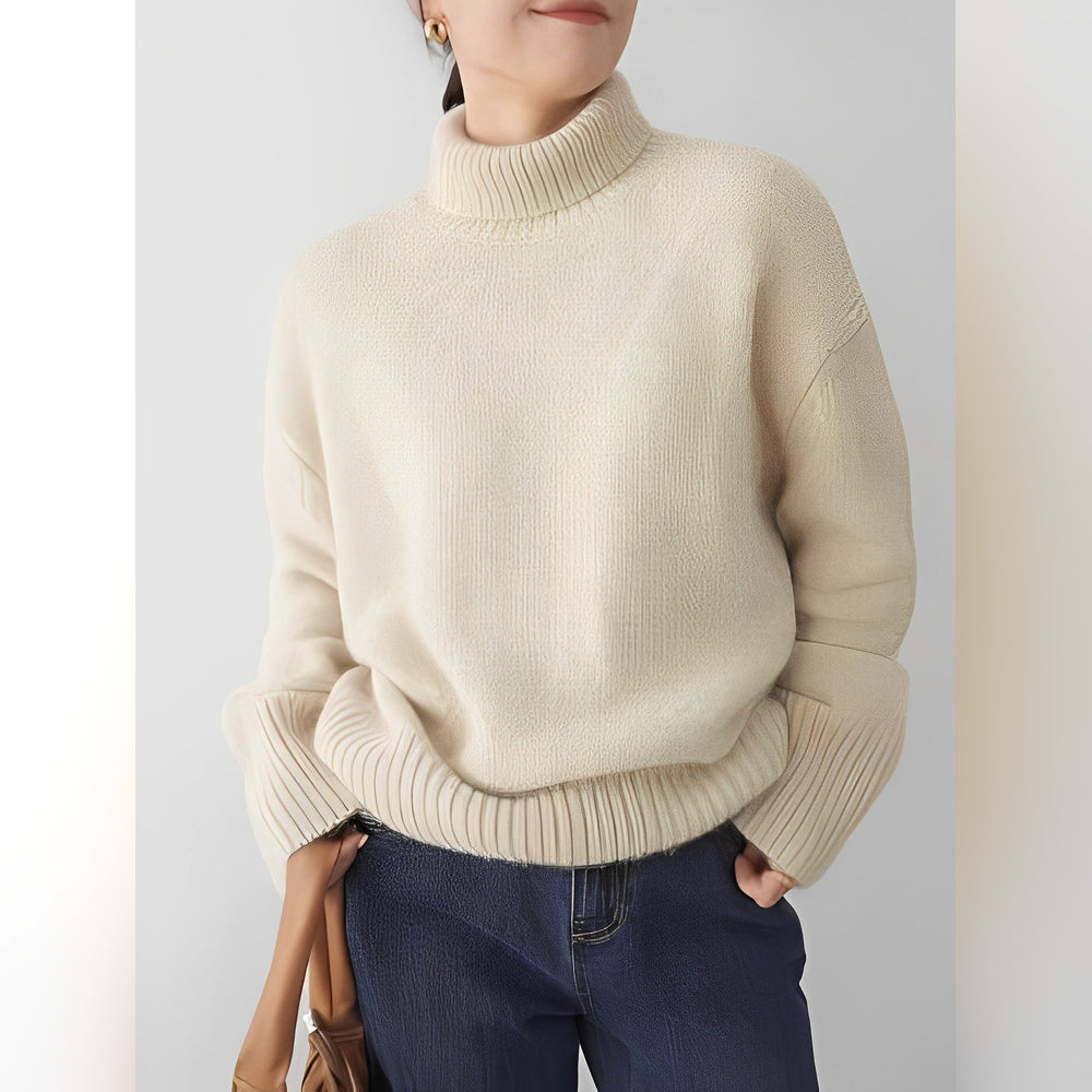 Yvette – Pullover mit hohem Kragen für Damen