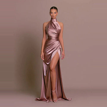 Avigail - Stilvolles Abendkleid mit hohem Schlitz