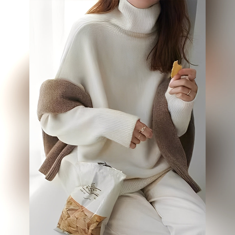 Yvette – Pullover mit hohem Kragen für Damen
