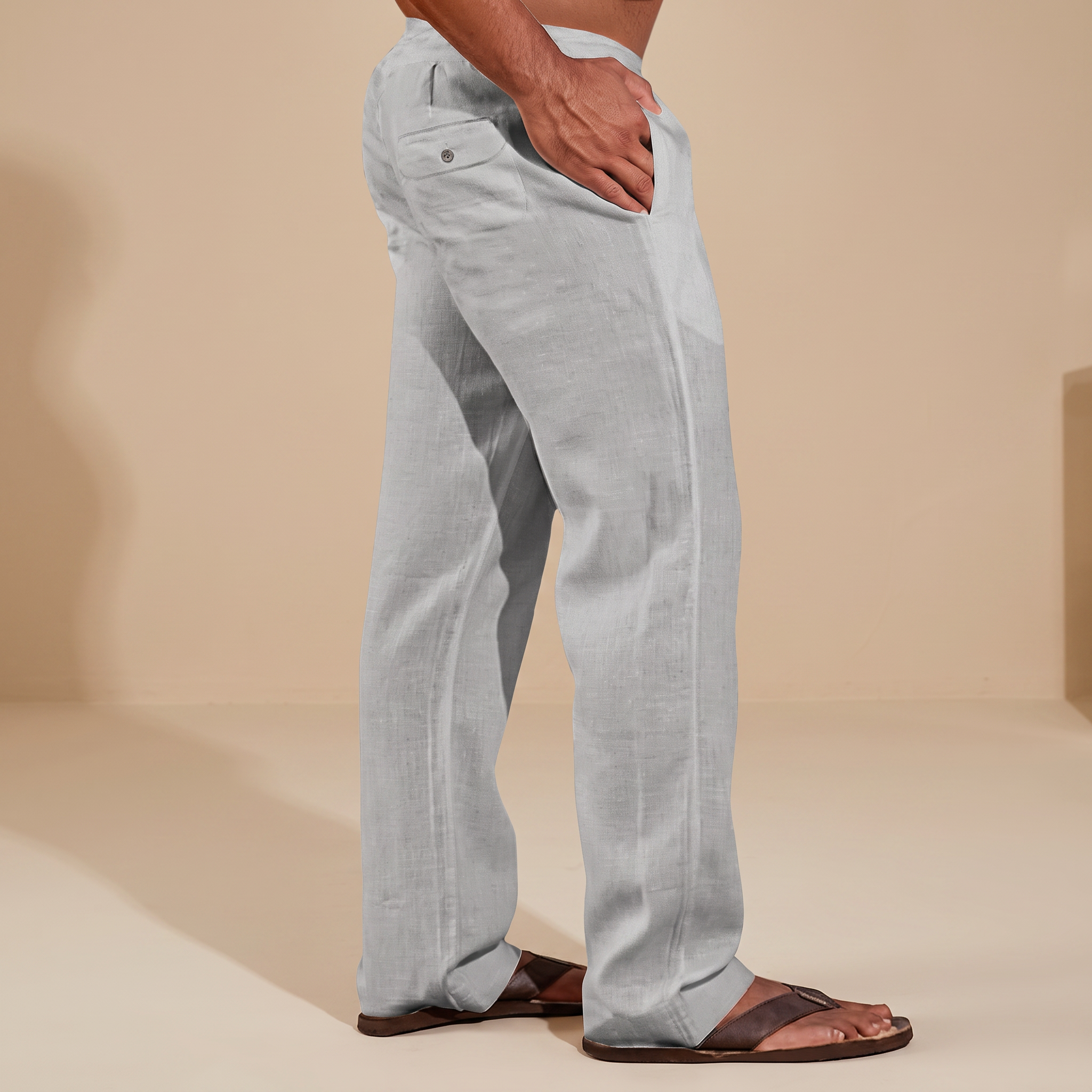 Elias - Locker geschnittene, gerade Hose