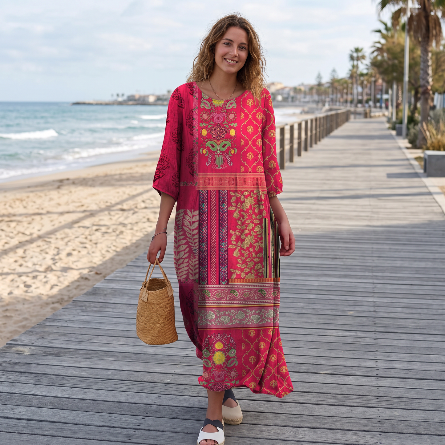 Josie - Elegantes Boho-Maxikleid