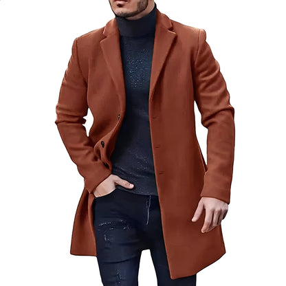 Denis - Schicke, tweedähnliche Herrenjacke mittlerer Länge