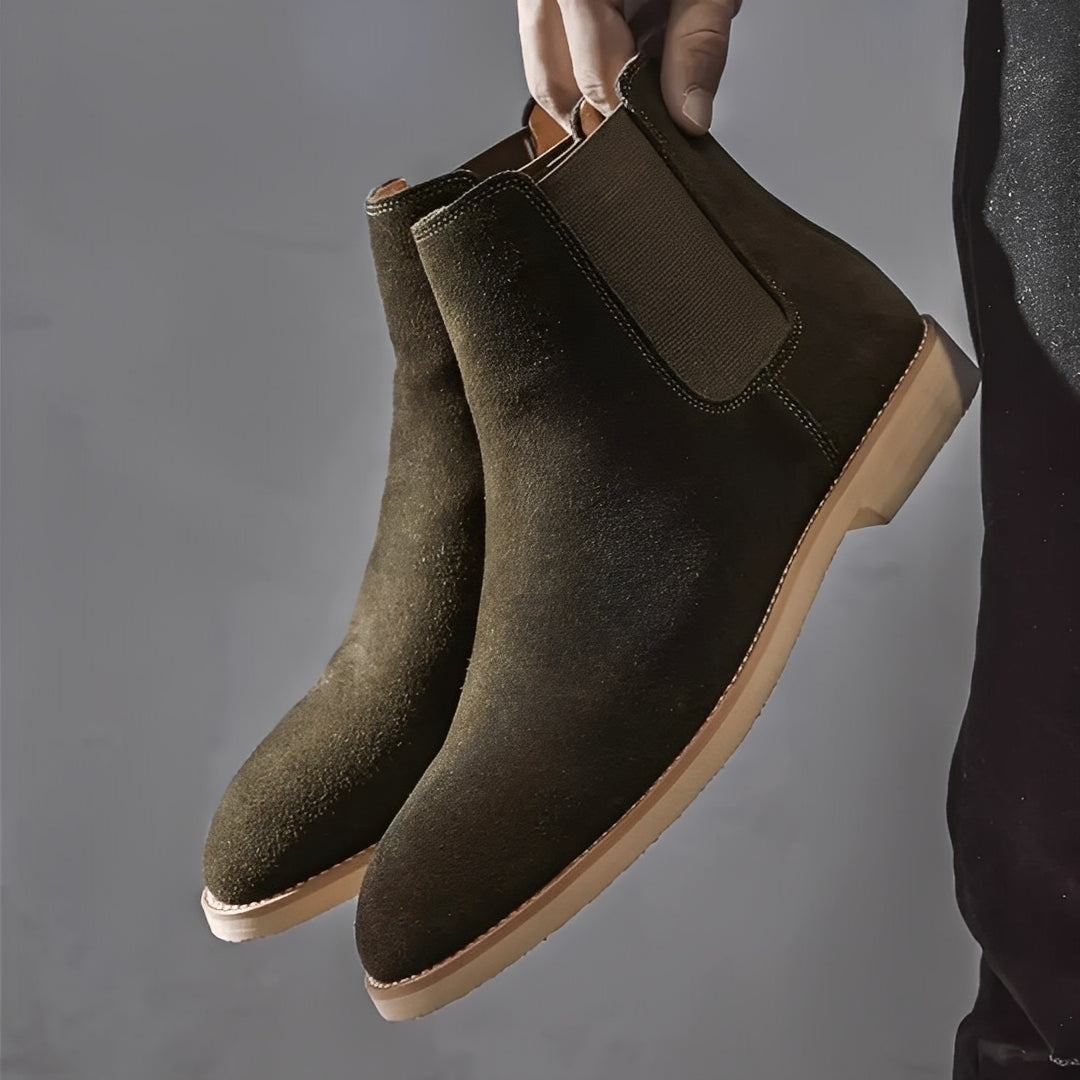 Willard - Modische Chelsea-Stiefel aus Wildleder für Herren
