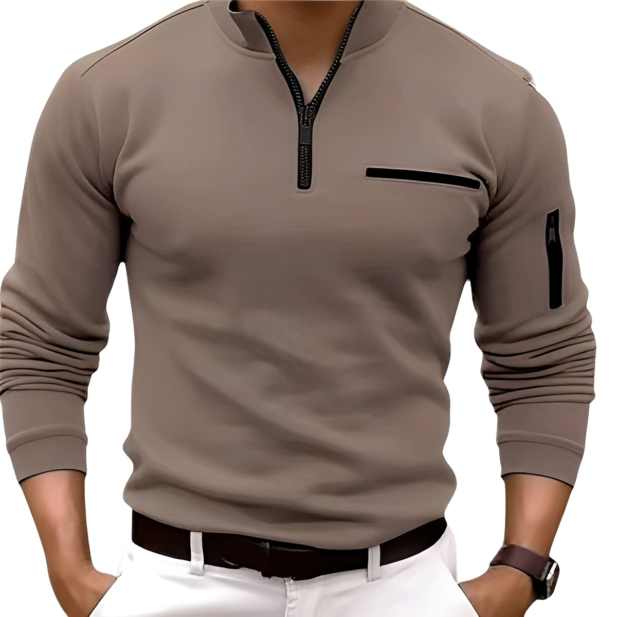 Marco - Stilvoller Zipper-Pullover