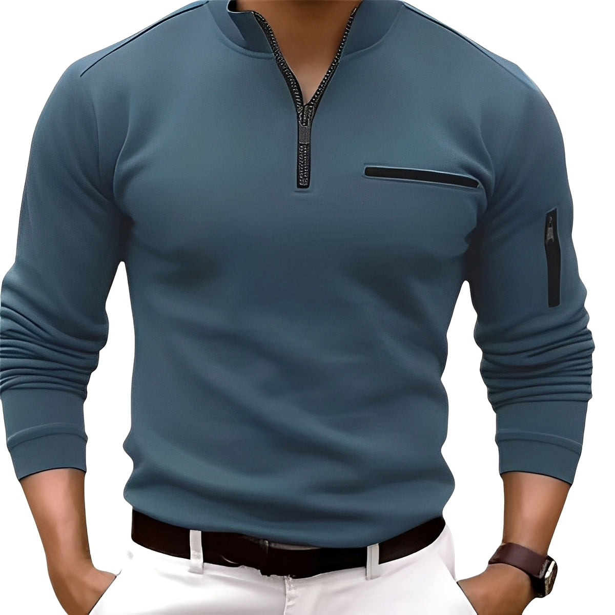 Marco - Stilvoller Zipper-Pullover