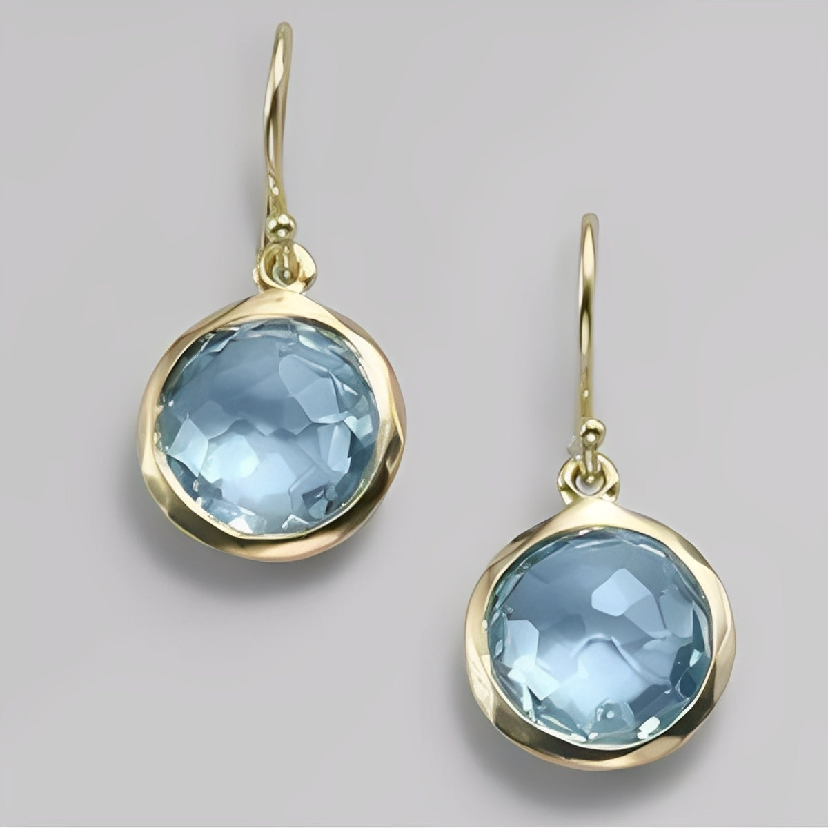 Azura – Ohrringe aus blauen Vintage-Kristallen