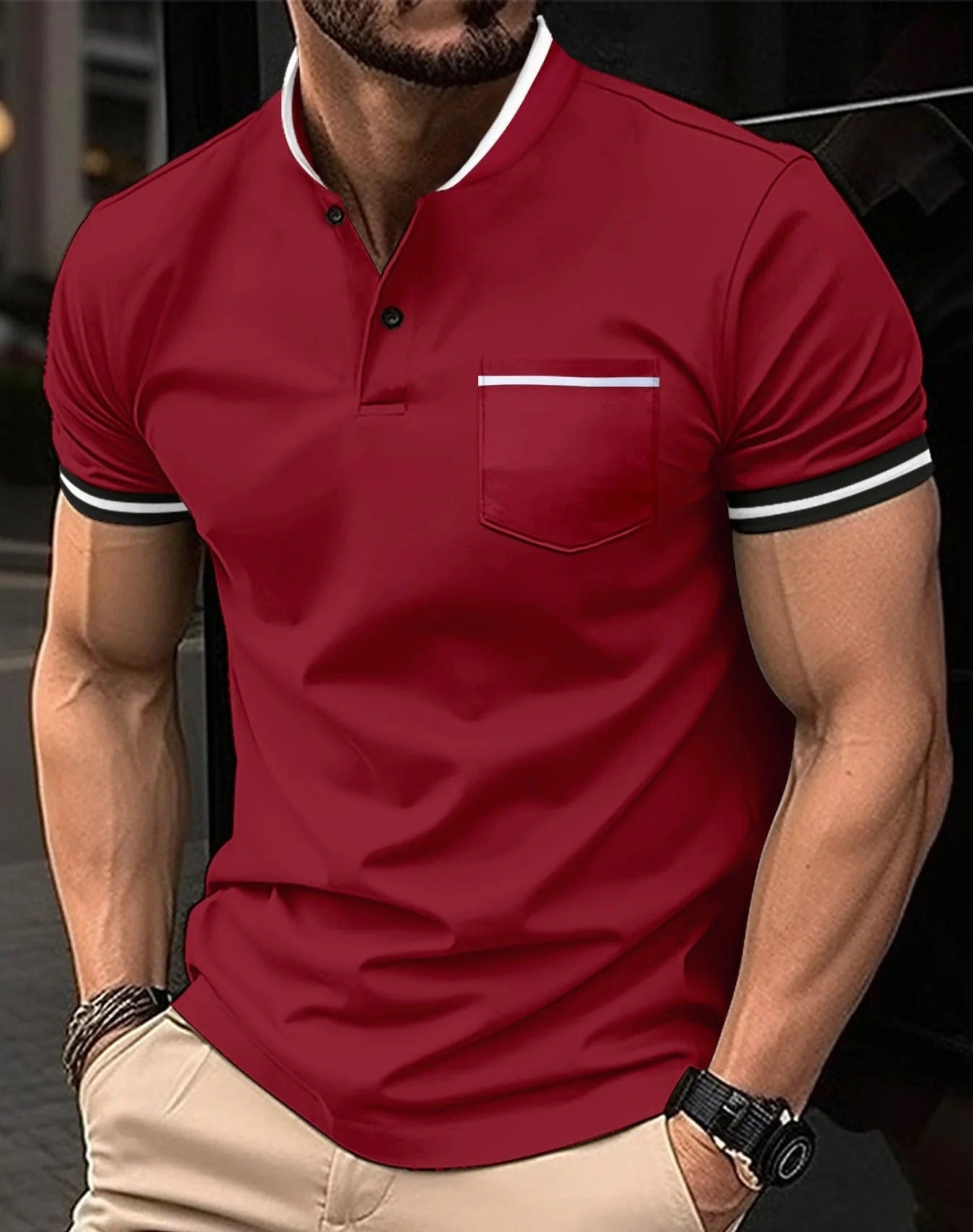Teodor – Baumwoll-Poloshirt Herren