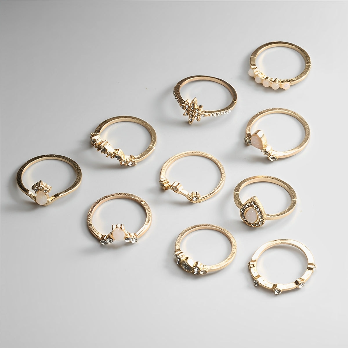 Luna – Paket Premium von 8 bis 12 einzigartigen Ringen
