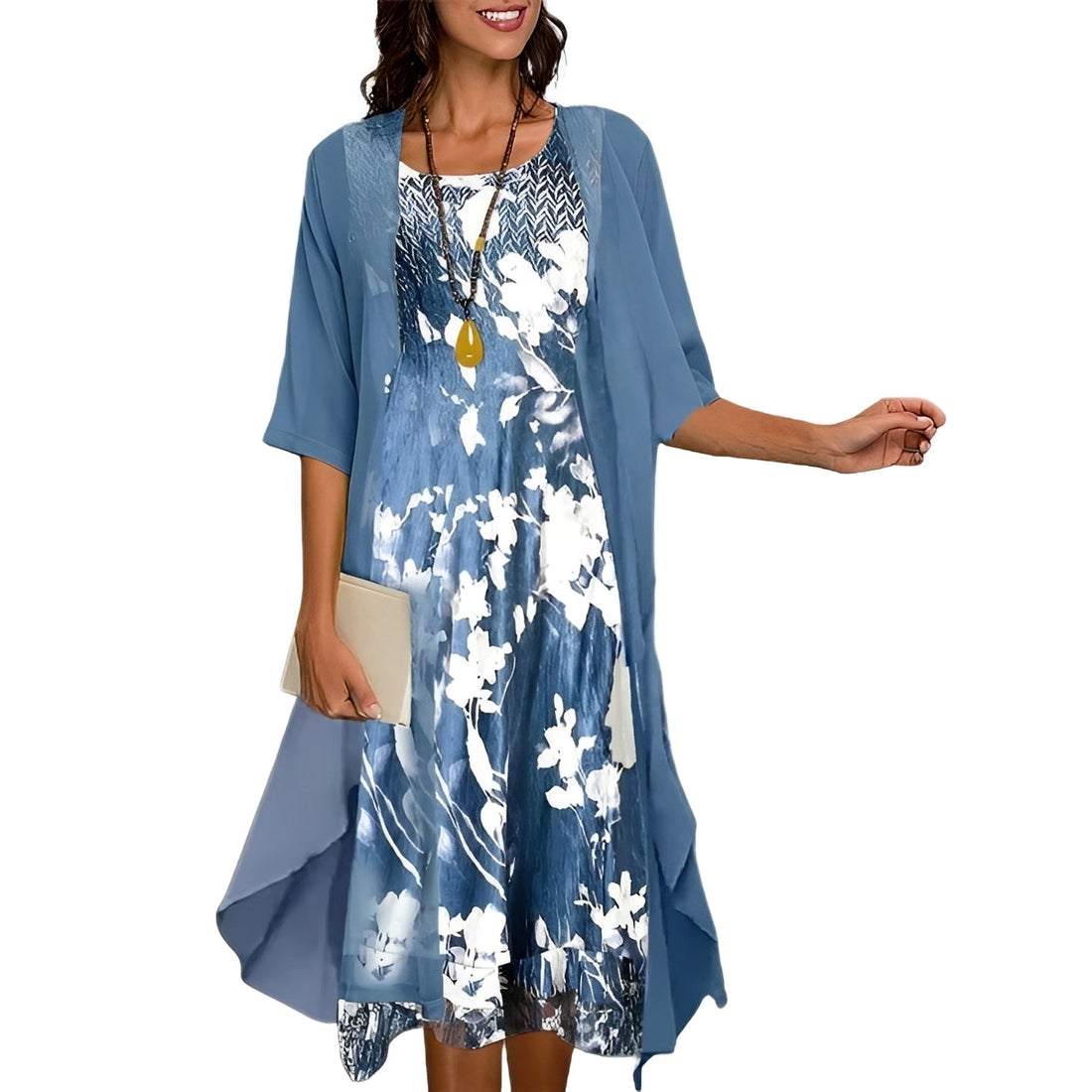 Hennie - Modernes zweiteiliges Damenkleid
