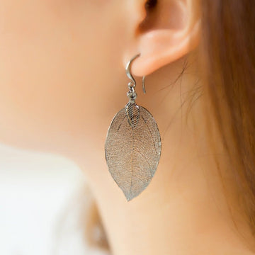 Larah – Ohrringe Blatt Stil Boho