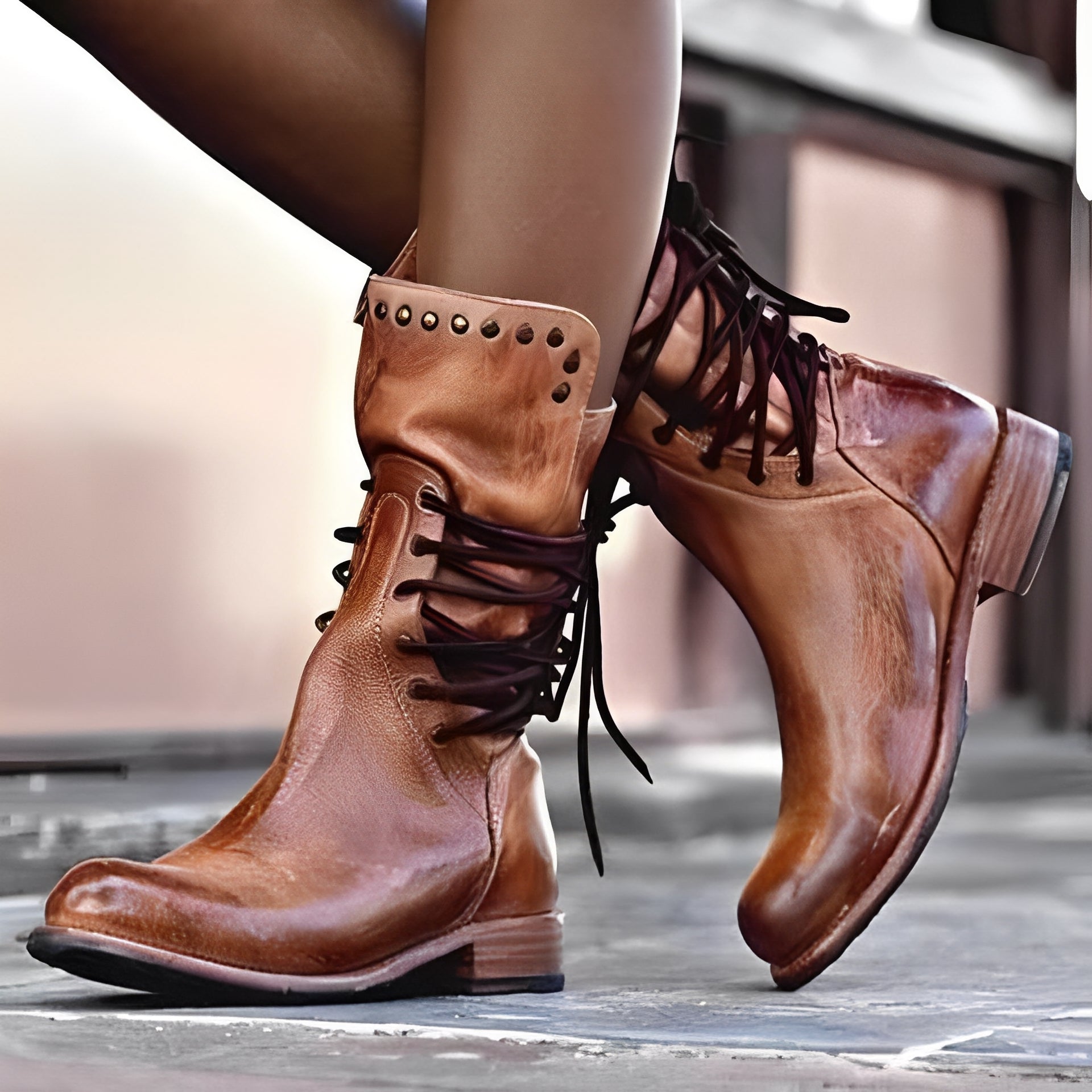 Lenora - Damenstiefel mit elegantem kleinen Absatz