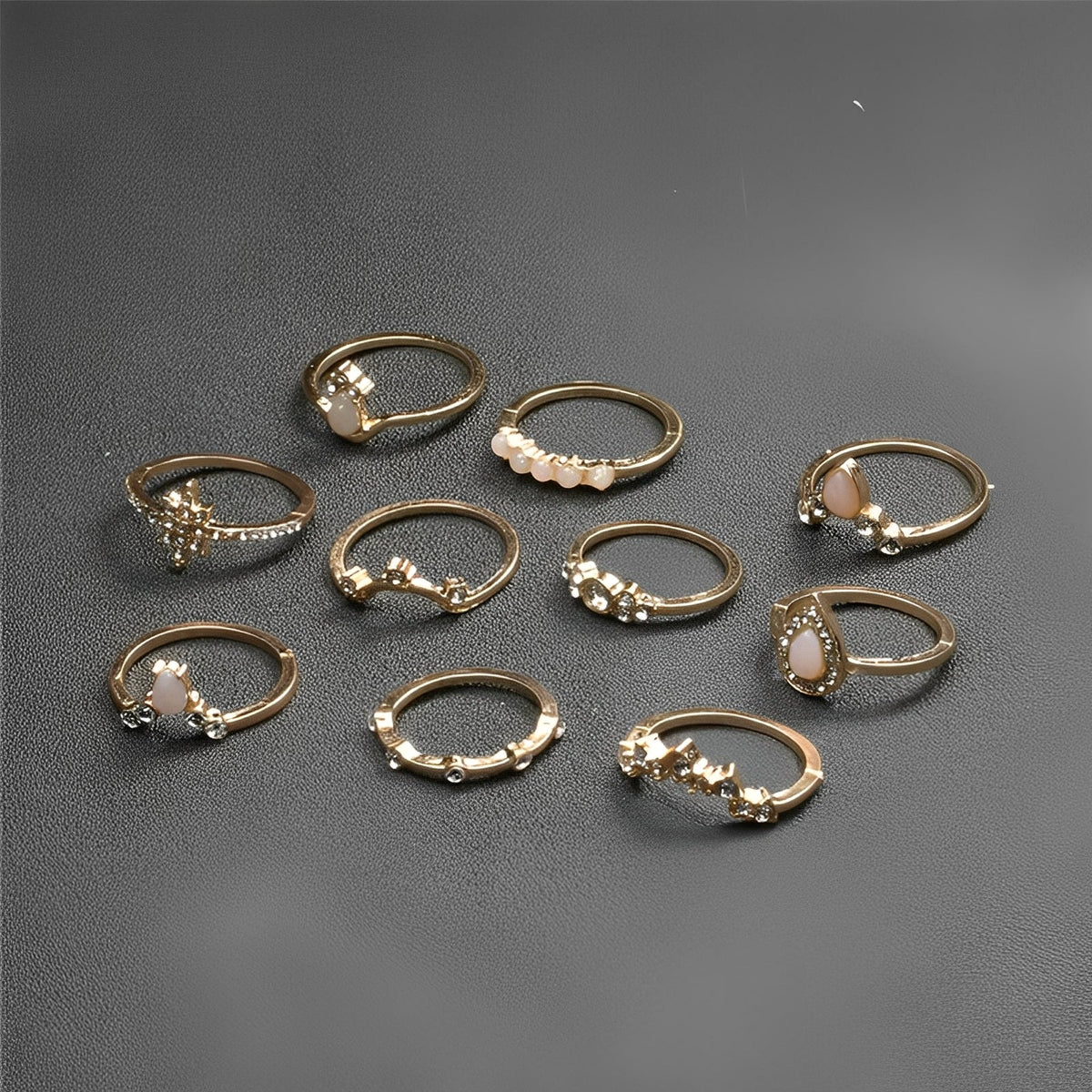 Luna – Paket Premium von 8 bis 12 einzigartigen Ringen