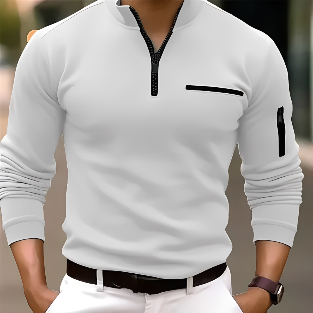 Marco - Stilvoller Zipper-Pullover