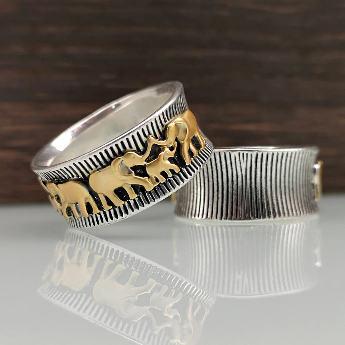 Eli – Anillo Elefant Gold Vintage