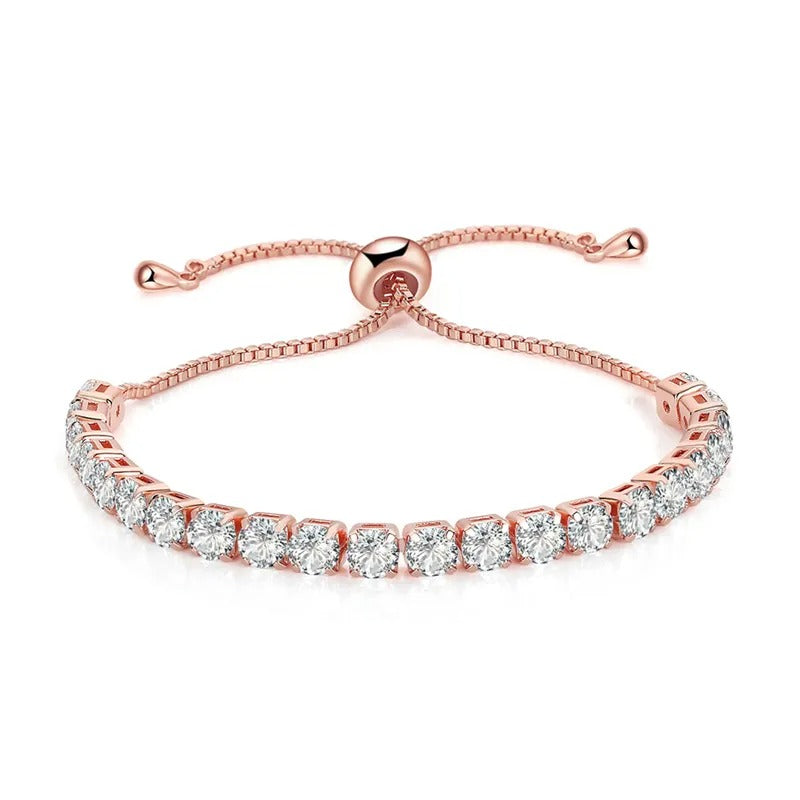Nami – Glänzende Tennisarmband in Opal