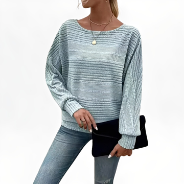 Eleanore - Bequemer gestreifter Pullover
