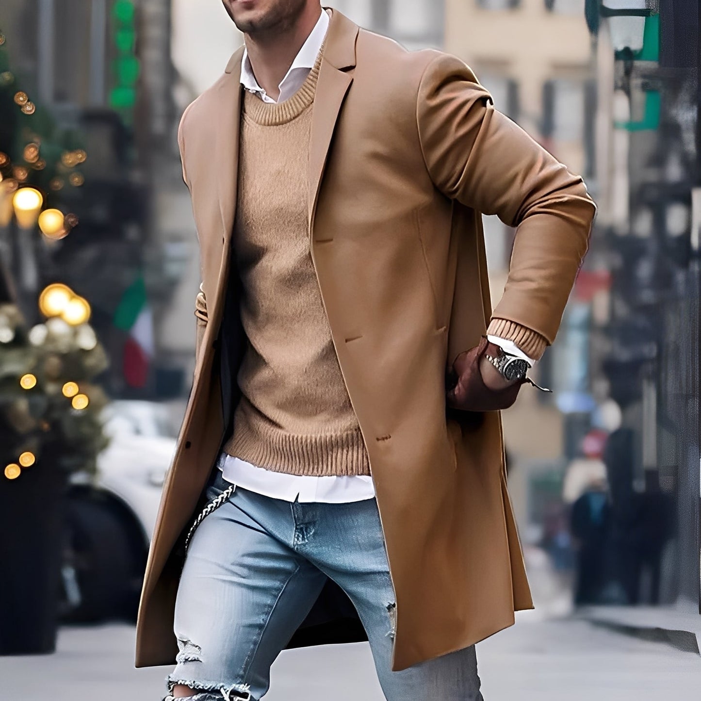 Kenyon - Stilvoller Herren-Trenchcoat mit Knöpfen