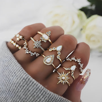 Luna – Paket Premium von 8 bis 12 einzigartigen Ringen