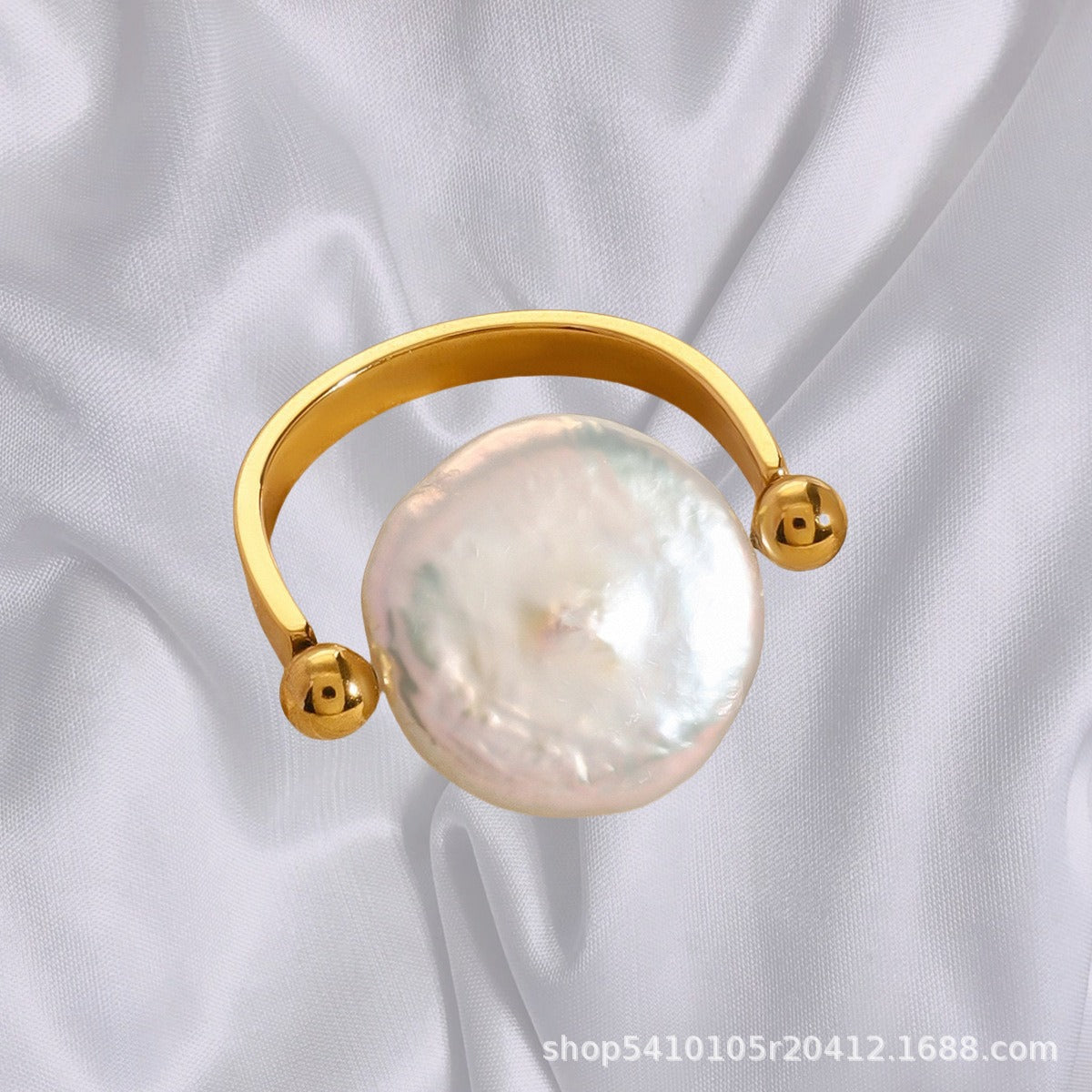 Sabby – Wende-Ring mit barocker Perle