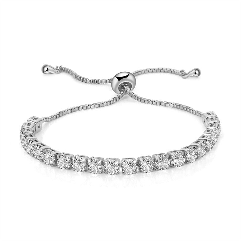 Nami – Glänzende Tennisarmband in Opal