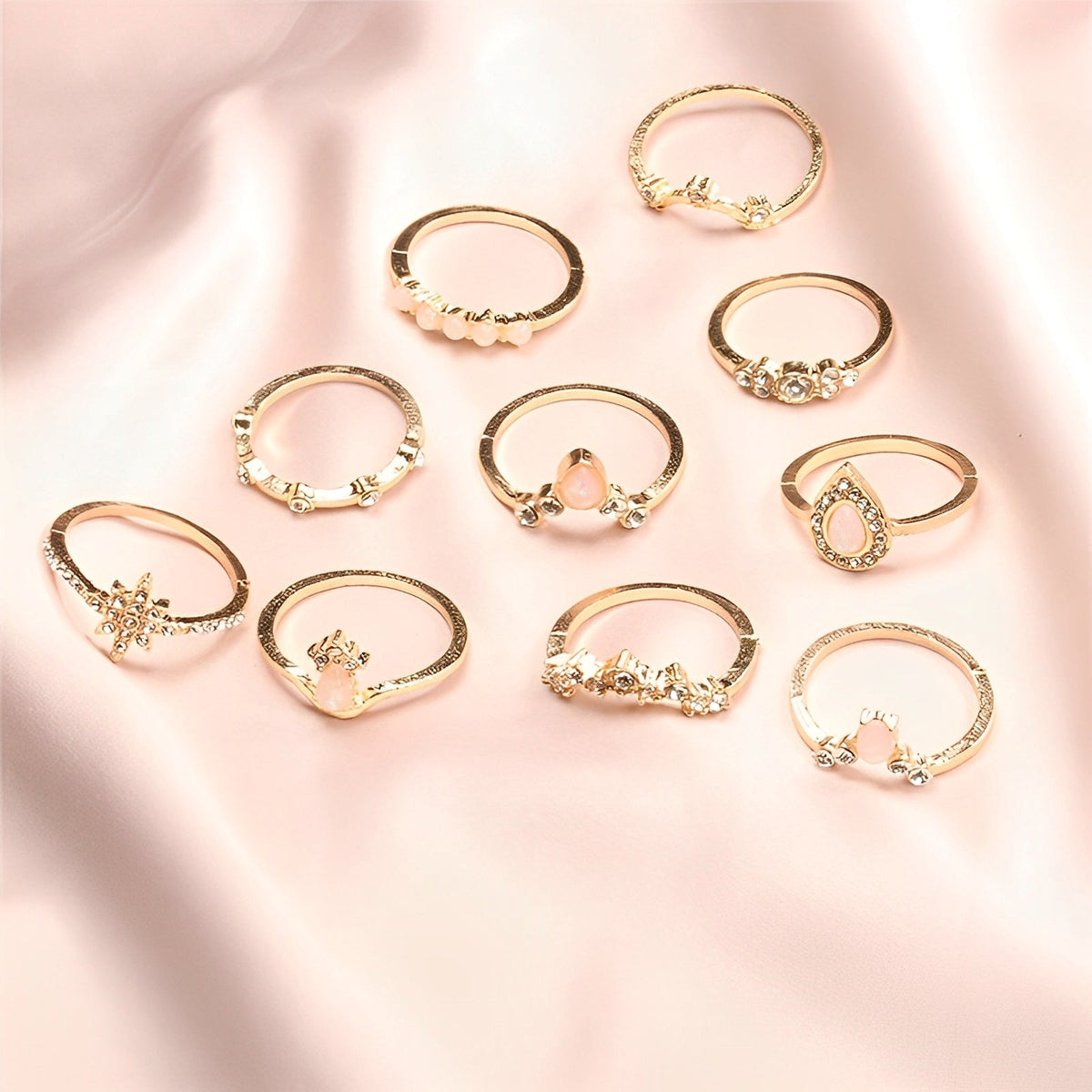 Luna – Paket Premium von 8 bis 12 einzigartigen Ringen