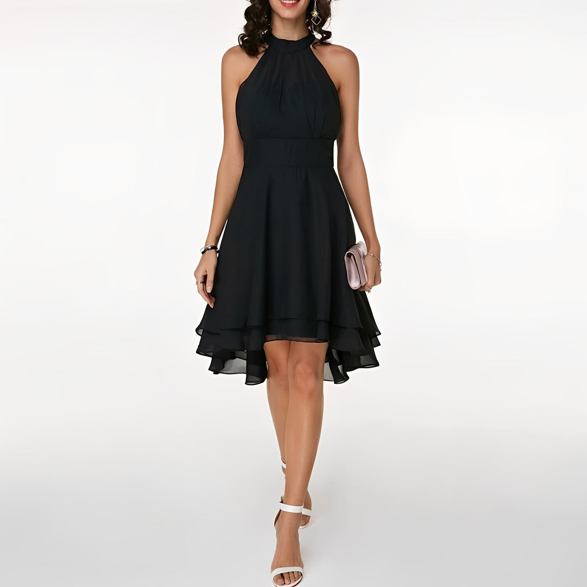Rachel - Schickes Neckholder-Midikleid für Damen