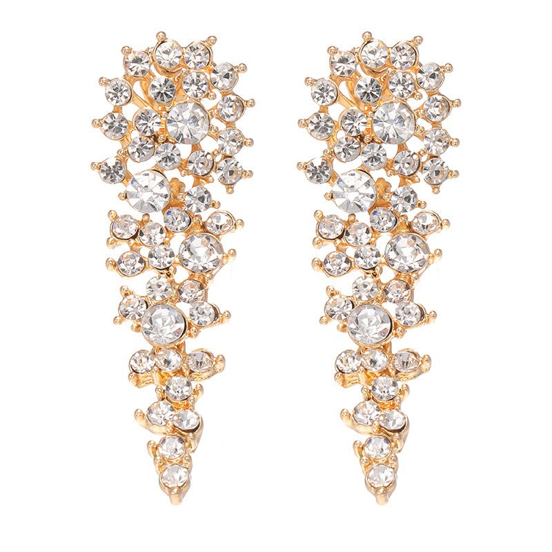 Eloise – Ohrringe mit Rhinestone ohne Durchstich