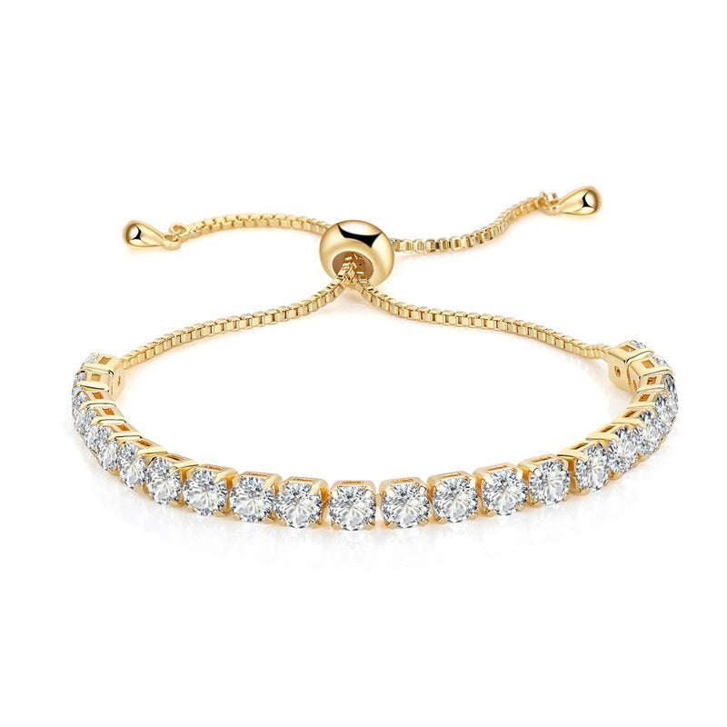 Nami – Glänzende Tennisarmband in Opal
