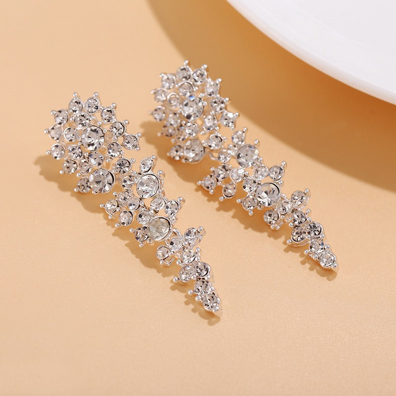 Eloise – Ohrringe mit Rhinestone ohne Durchstich