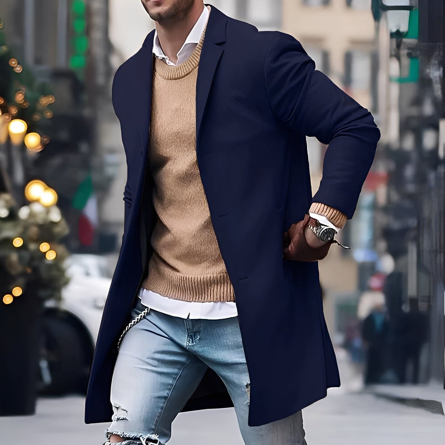 Kenyon - Stilvoller Herren-Trenchcoat mit Knöpfen