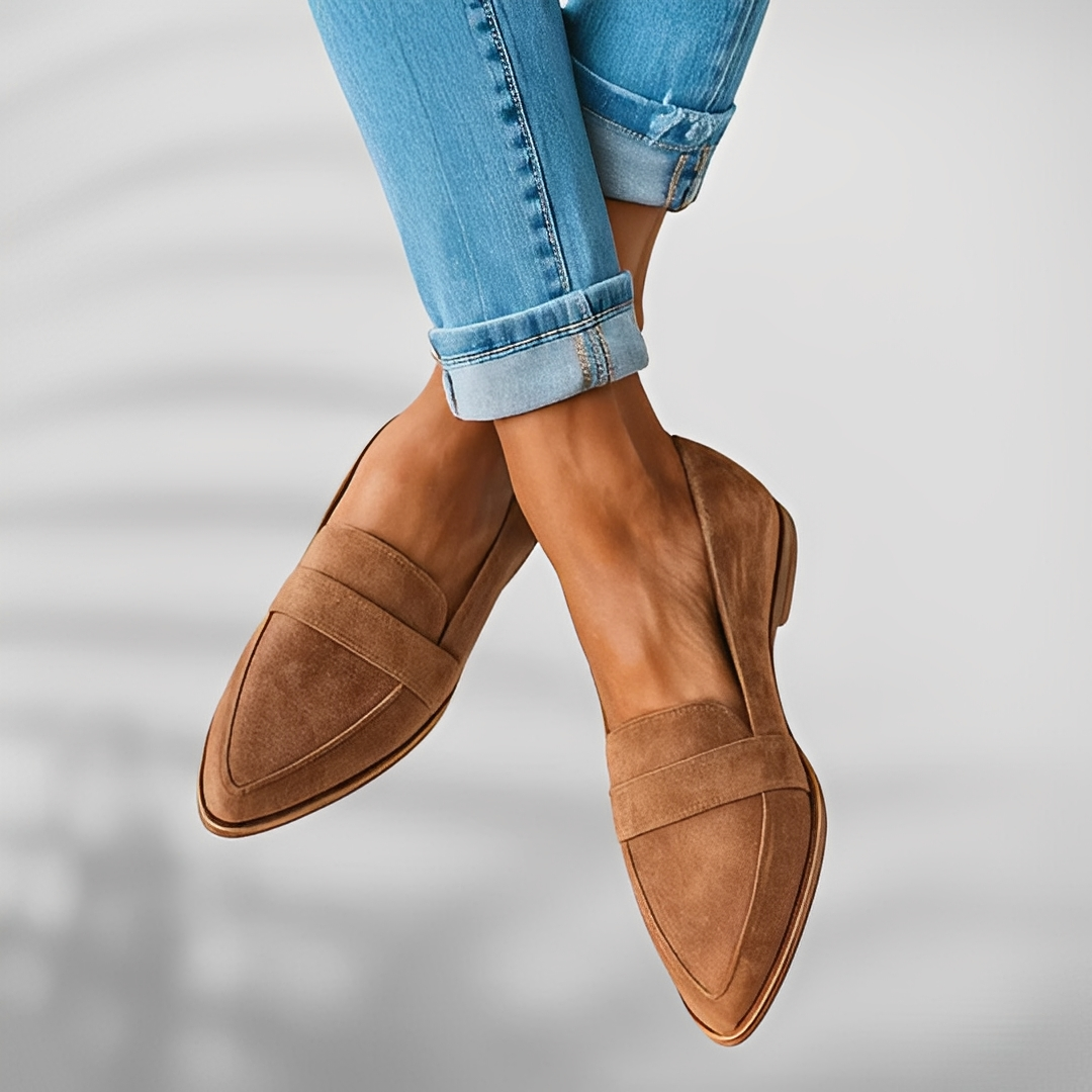 Thea - Damenschuhe mit spitzer Zehenpartie für den Alltag