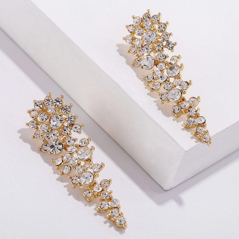 Eloise – Ohrringe mit Rhinestone ohne Durchstich
