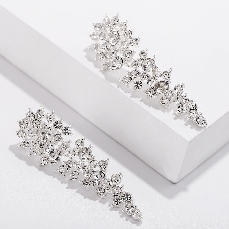 Eloise – Ohrringe mit Rhinestone ohne Durchstich