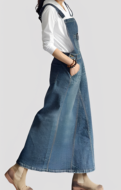 Katya - Eleganter Jeans-Jumpsuit für Frauen