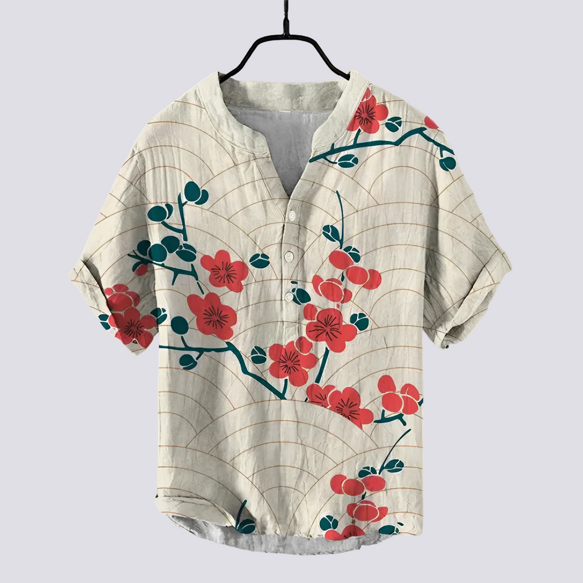 Fiona - Elegantes T-Shirt mit künstlerischem Druck für Frauen