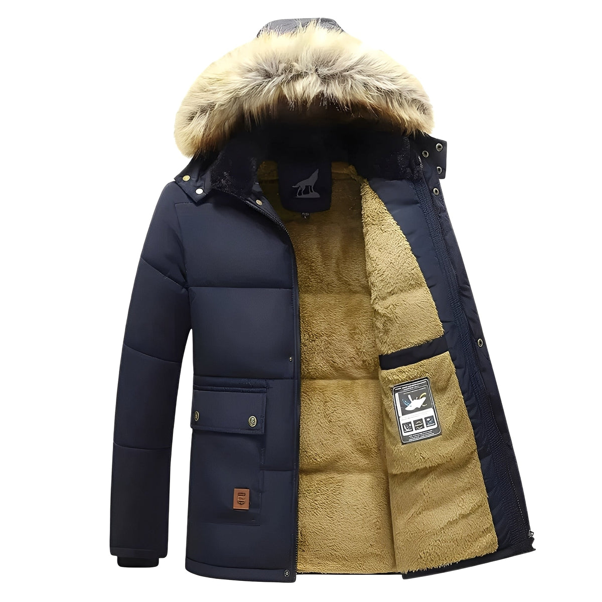Crispian - Kuschelige Jacke mit Kapuze