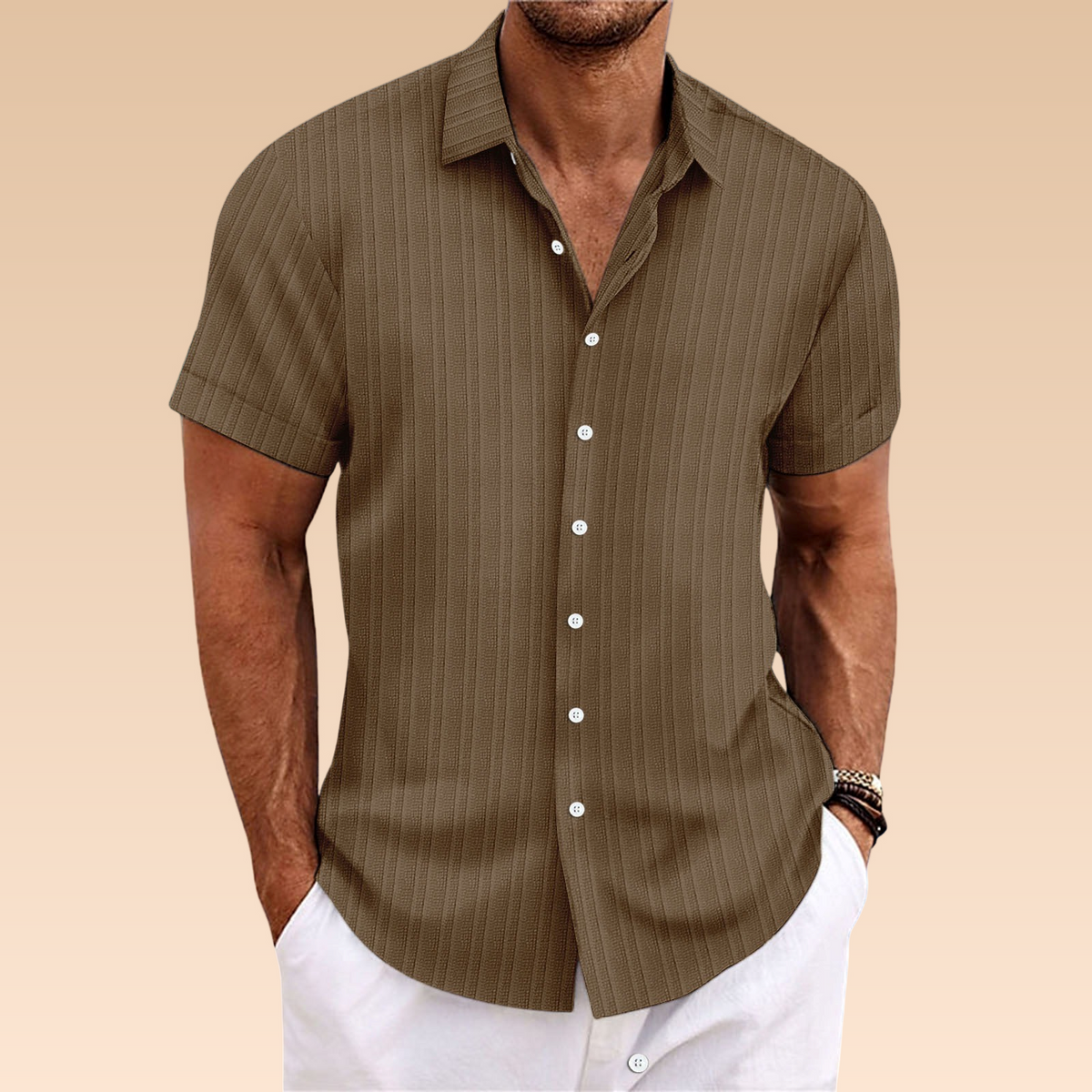 Norman – Luftige und Atmungsaktive Herrenbluse