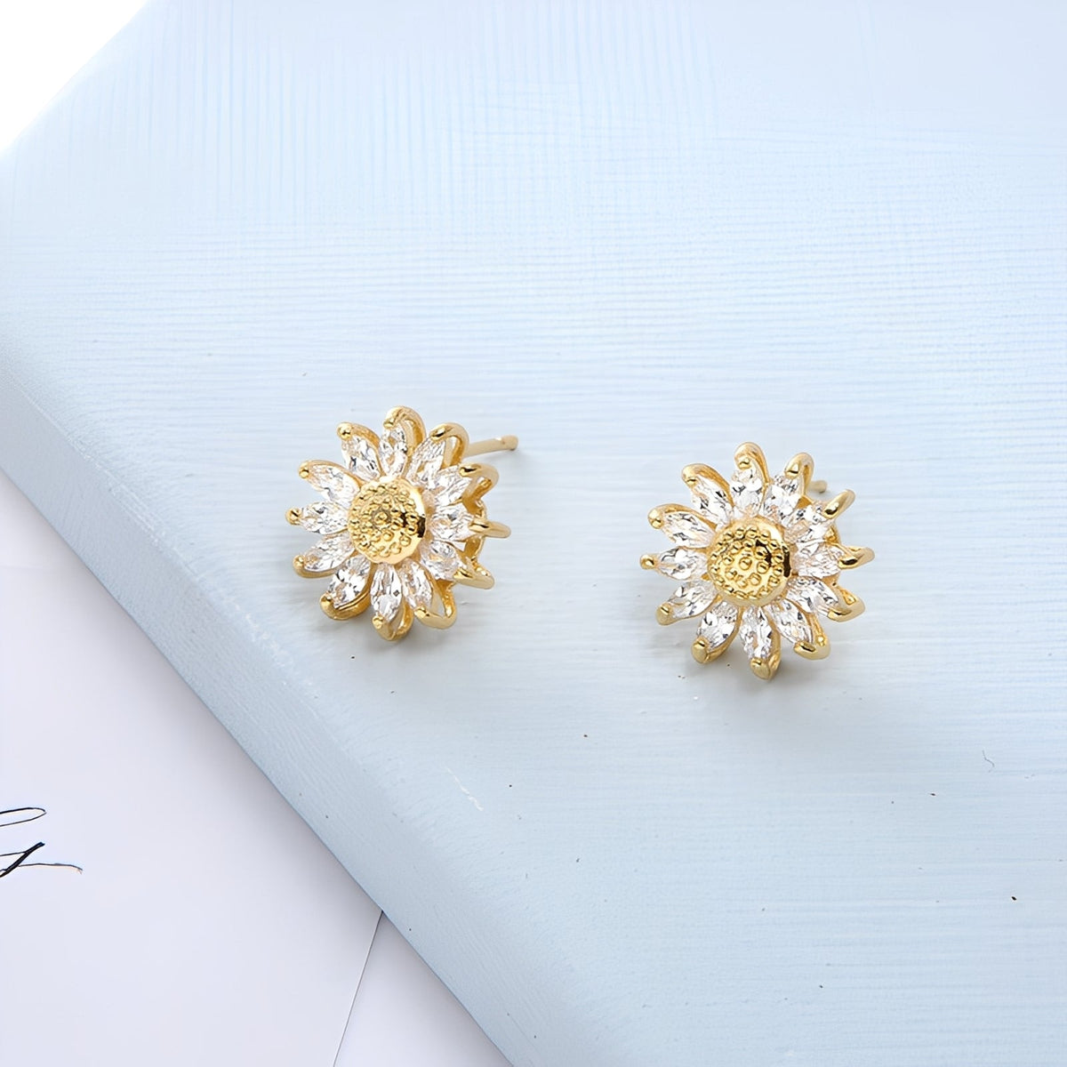 Elina – Goldenes Set aus 18 K auf Kupfer