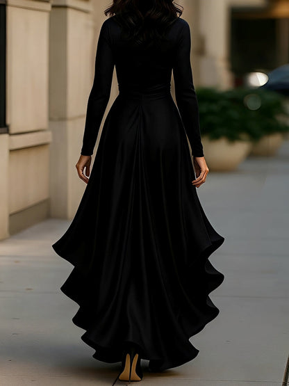 Lucie – Stilvolles Kleid mit V-Ausschnitt
