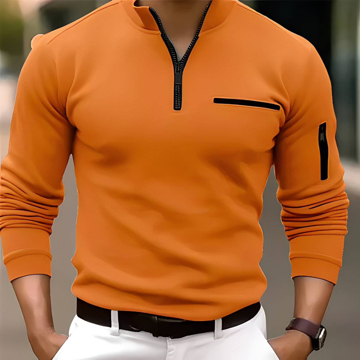 Marco - Stilvoller Zipper-Pullover
