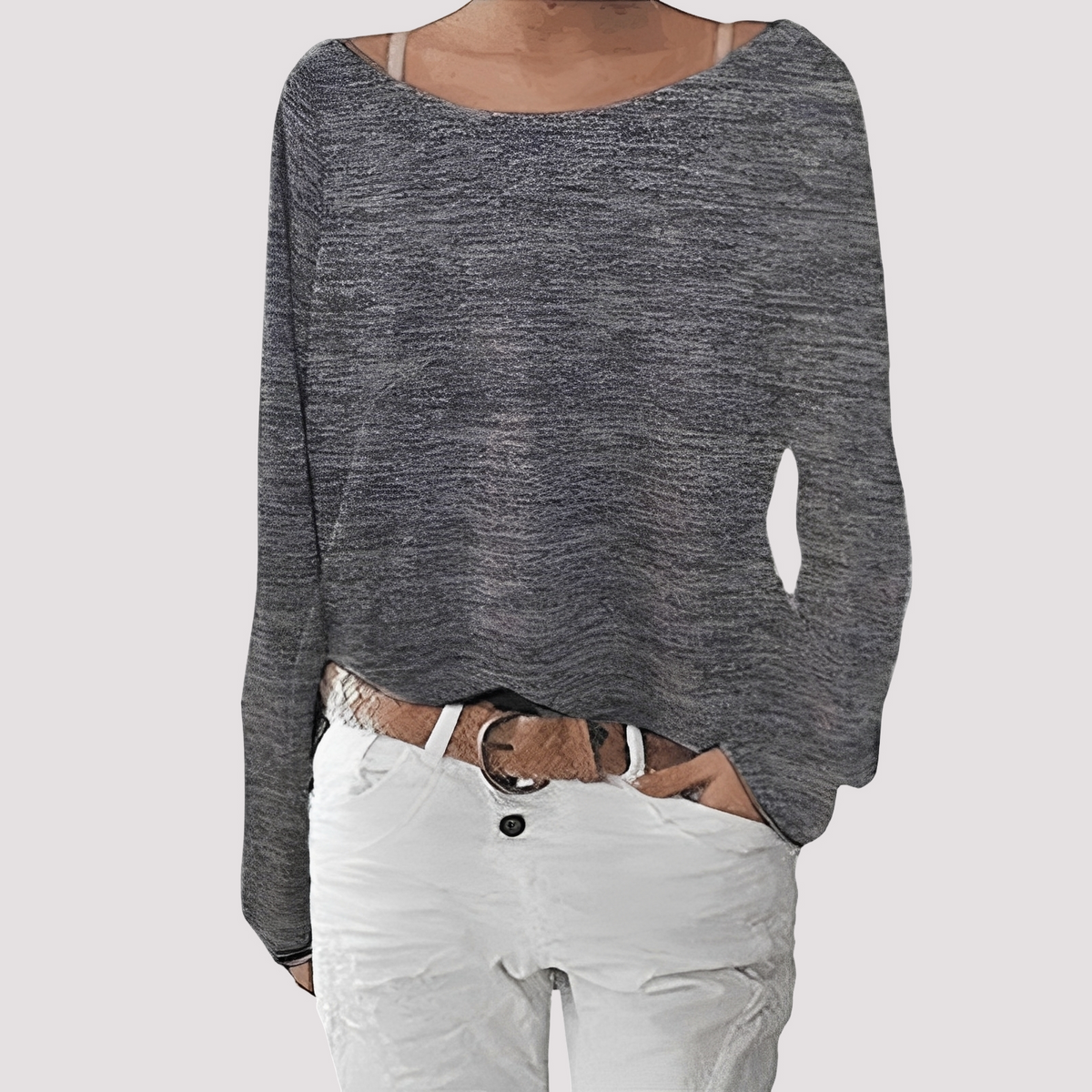 Joanna - Bequem geschnittenes Damen-Langarmshirt