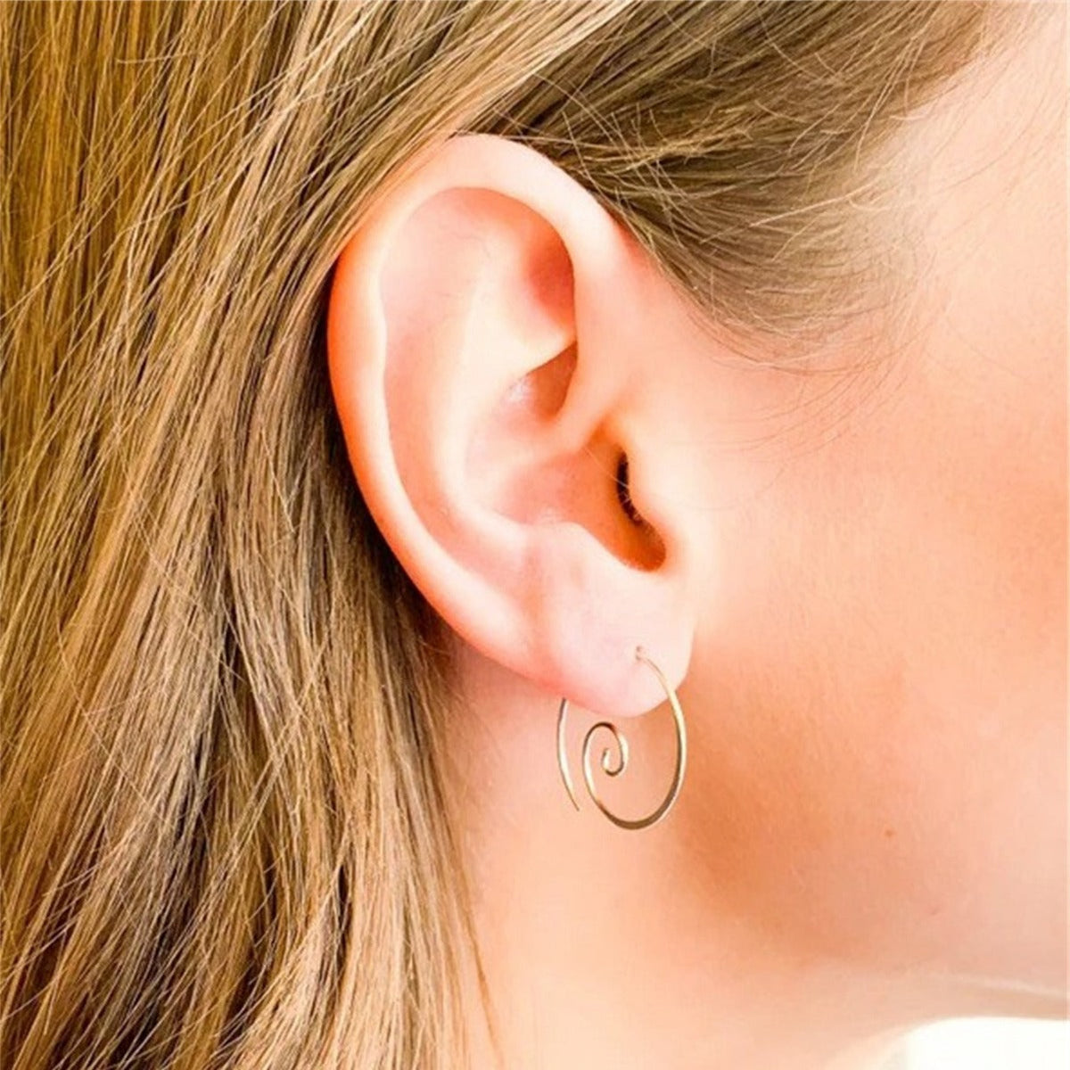 Yara – Ohrringe Spiralen Boho aus Silber