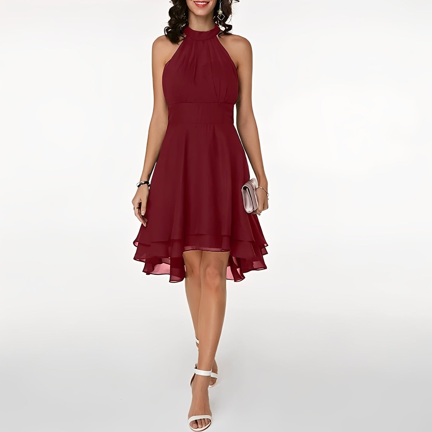 Rachel - Schickes Neckholder-Midikleid für Damen