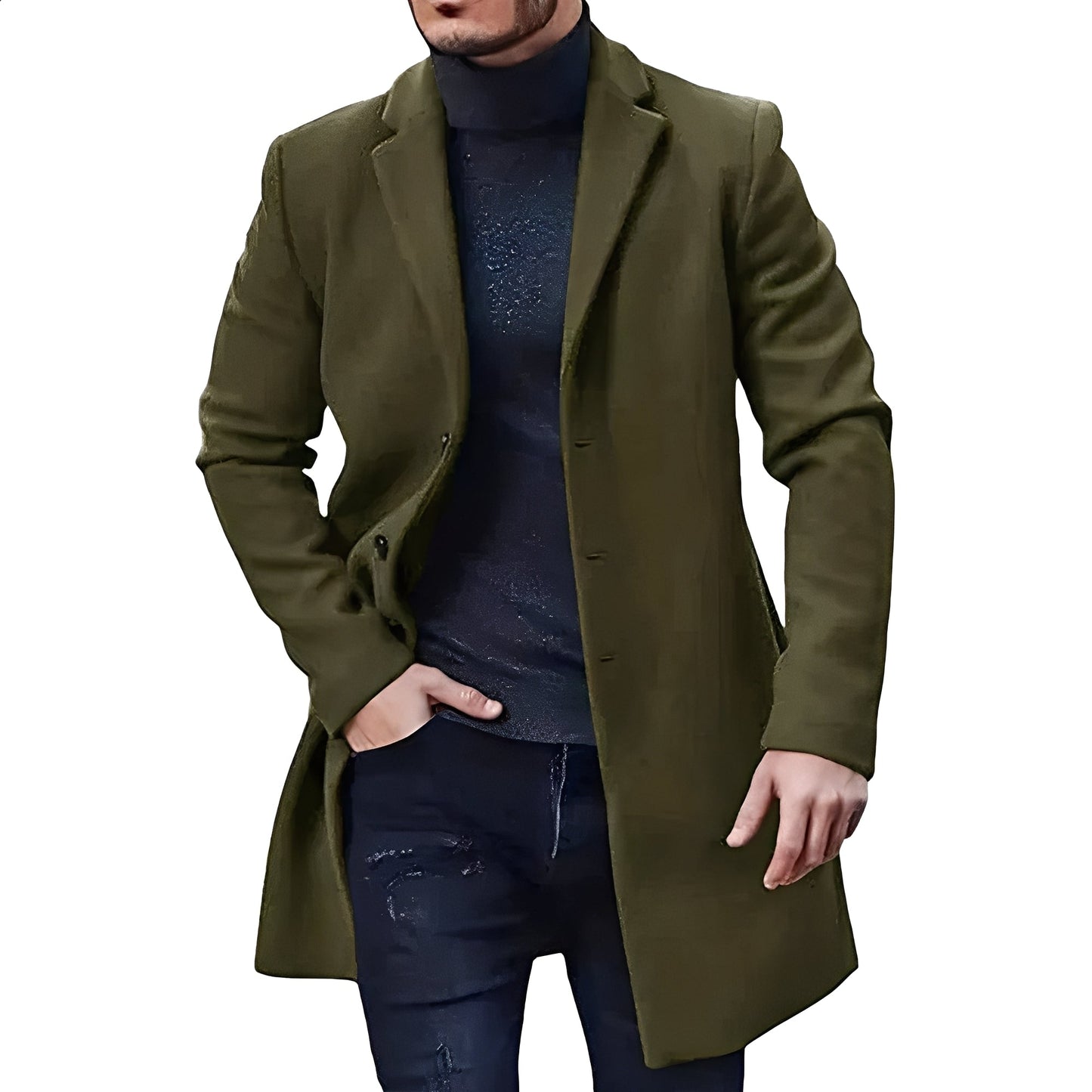 Denis - Schicke, tweedähnliche Herrenjacke mittlerer Länge