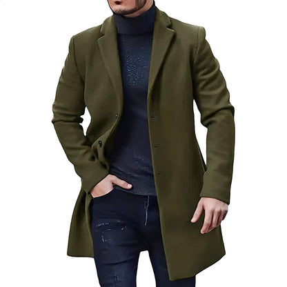 Denis - Schicke, tweedähnliche Herrenjacke mittlerer Länge