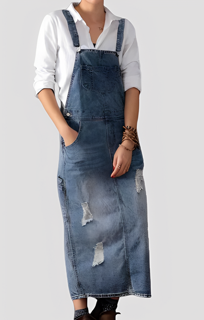 Katya - Eleganter Jeans-Jumpsuit für Frauen