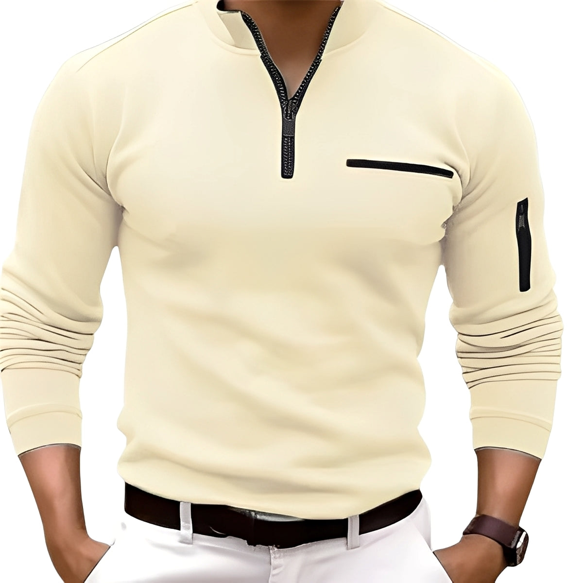 Marco - Stilvoller Zipper-Pullover